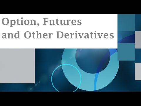 Options futures and other derivatives chapters list